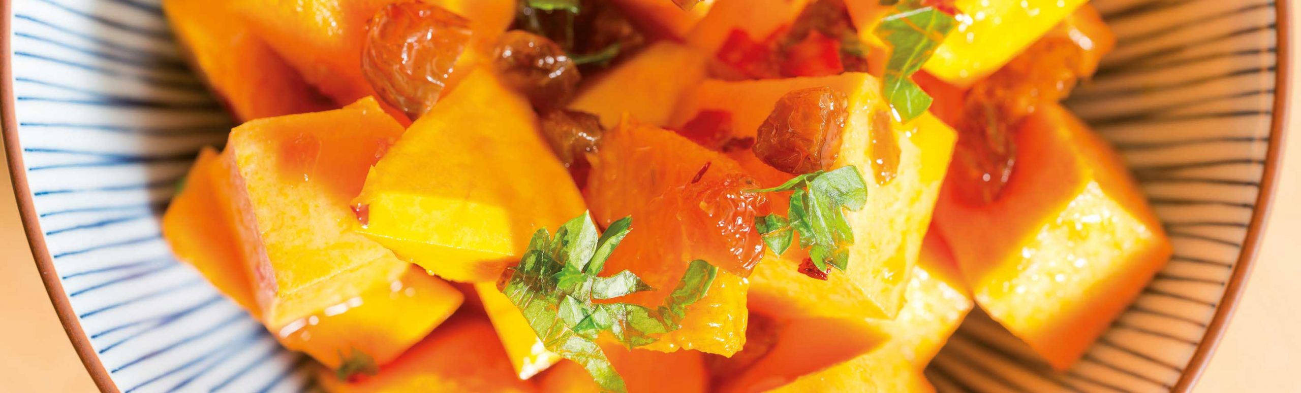 Pumpkin with sweet potatoes