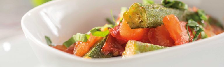 Okra with tomato sauce